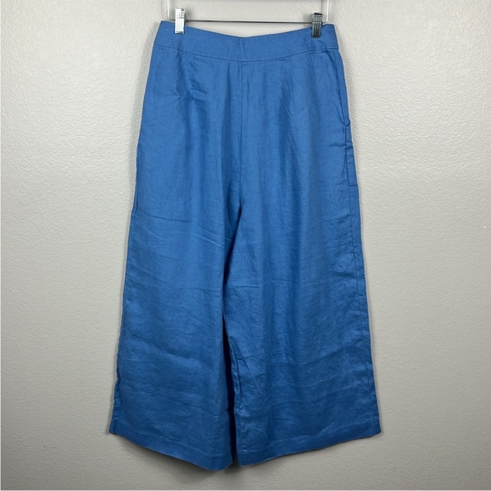 Outerknown Eclipse Pleated Linen Pants High Rise … - image 8